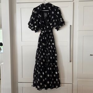 Gracia Black and White Patterned Dress